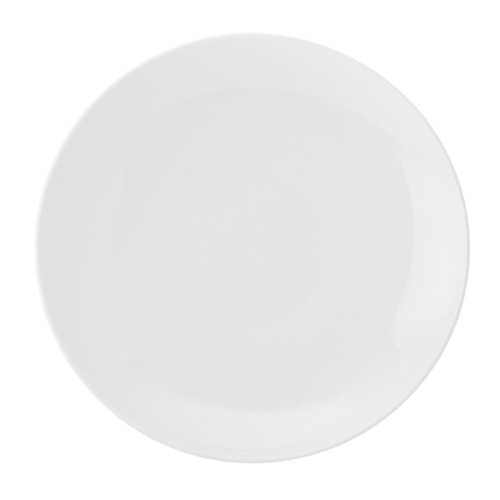 Mikasa Hospitality 5307019 Lola White Bone China 11.4" Dia. Deep Plate - 1 Doz