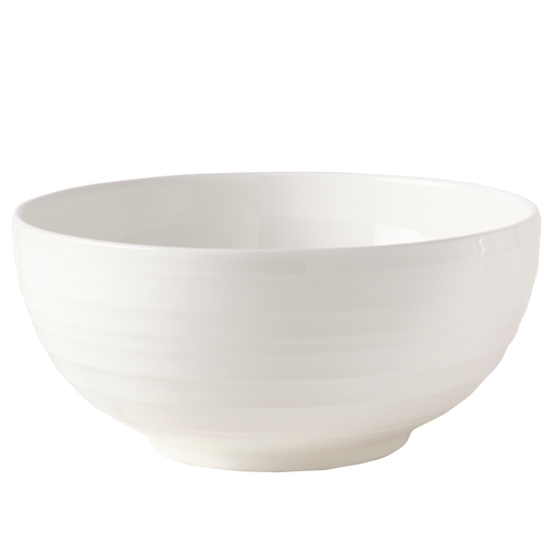 Mikasa Hospitality 5308897 Melinda White Bone China 26 oz. Bowl - 2 Doz