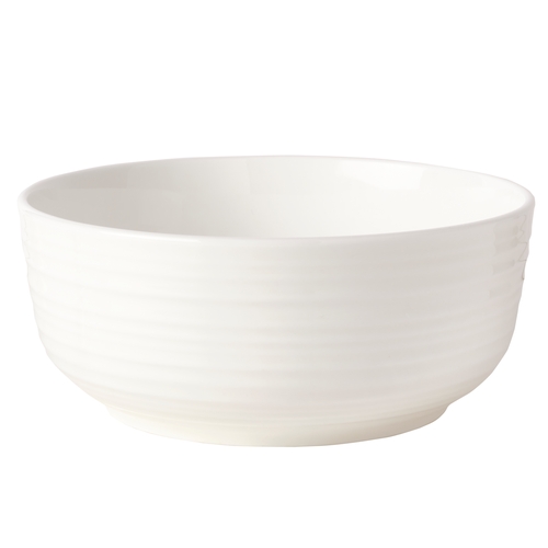 Mikasa Hospitality 5309160 Callisto White Bone China 26 oz. Bowl - 2 Doz