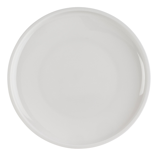 Mikasa Hospitality 5312713 Gordon White Bone China 6.3" Dia. Wide Rim Plate - 2 Doz