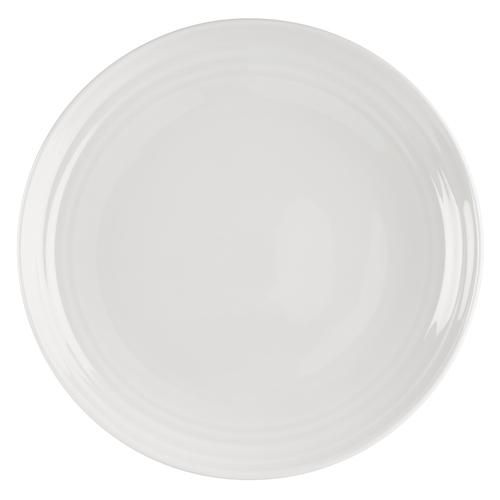 Mikasa Hospitality 5313798 Terrace White Bone China 10" Dia. Coupe Plate