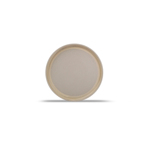 Mikasa Hospitality 5314573 F2D Brown Porcelain 8.1" Dia. Coupe Plate - 2 Doz