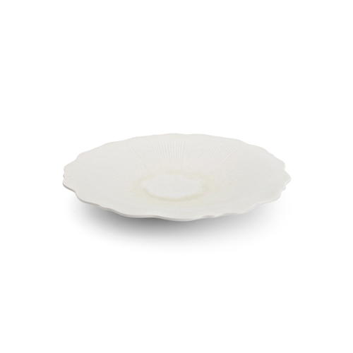 Mikasa Hospitality 5315221 Chic White Porcelain 25.4 oz. Deep Plate - 1 Doz