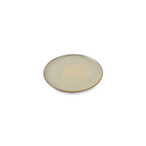 Mikasa Hospitality 5315247 Chic Ostra Tan 11.8" Dia. Coupe Plate - 8 Each