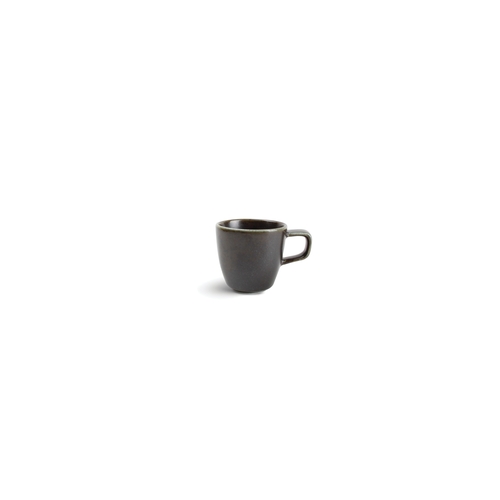 Mikasa Hospitality 5315321 F2D Black Porcelain 3 oz. Espresso Cup - 6 Each
