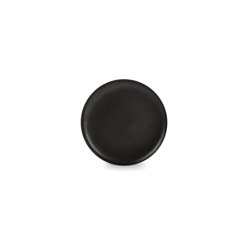 Mikasa Hospitality 5315327 F2D Black Porcelain 9.5" Dia. Coupe Plate - 16 Each