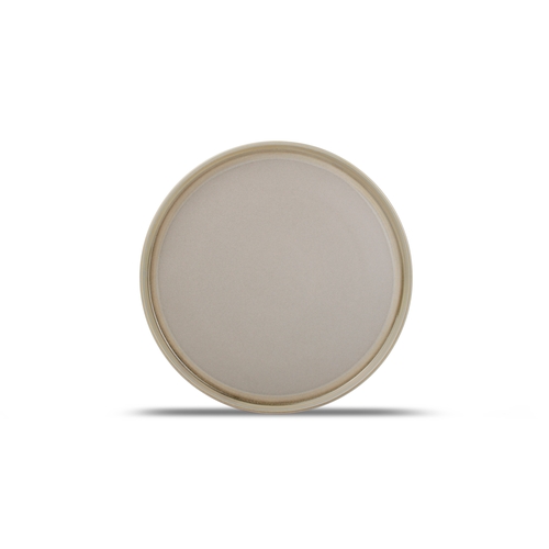 Mikasa Hospitality 5315387 F2D Brown Porcelain 11" Dia. Coupe Plate - 16 Each