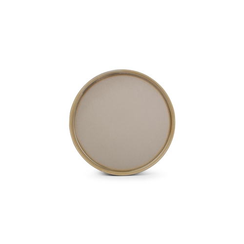 Mikasa Hospitality 5315388 F2D Brown Porcelain 9.5" Dia. Coupe Plate - 16 Each