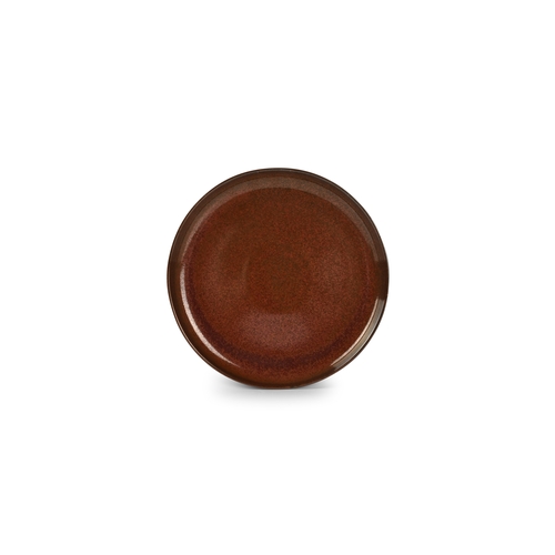 Mikasa Hospitality 5315572 F2D Red Porcelain 9.5" Dia. Coupe Plate - 16 Each