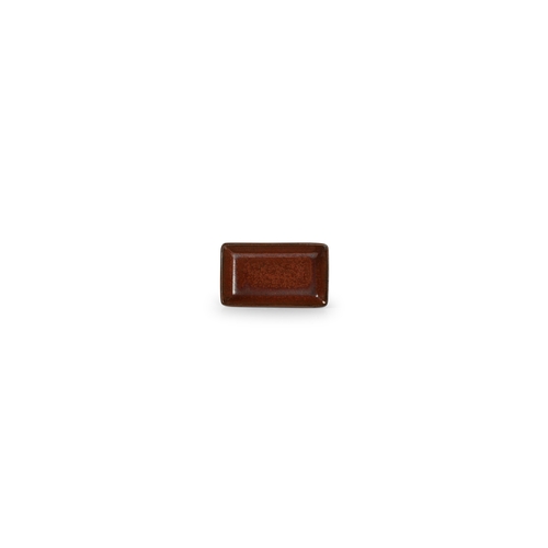 Mikasa Hospitality 5315573 F2D Red Porcelain 4.7" x 2.8" Platter - 4 Each