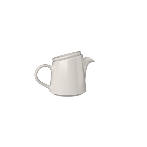 Mikasa Hospitality 5316157 ID Fine Foundation Bevel Fine China 27 oz. Tea Pot - 4 Each