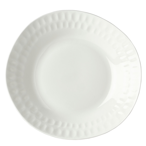 Mikasa Hospitality 5316686 Malet White Bone China 43.5 oz. Deep Plate - 1 Doz