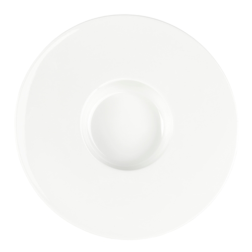 Mikasa Hospitality 5319398 Tendre White Bone China 8 oz. Deep Plate - 16 Each