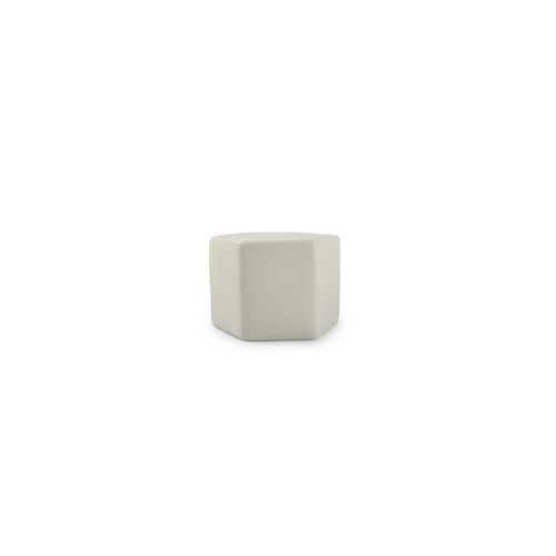 Mikasa Hospitality 5320795 Chic White Porcelain 3.15" x 2.95" x 2.36"H Platform Plate
