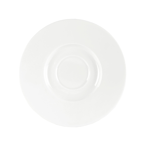 Mikasa Hospitality 5321191 Tendre White Bone China 6.5" Saucer - 2 Dozen