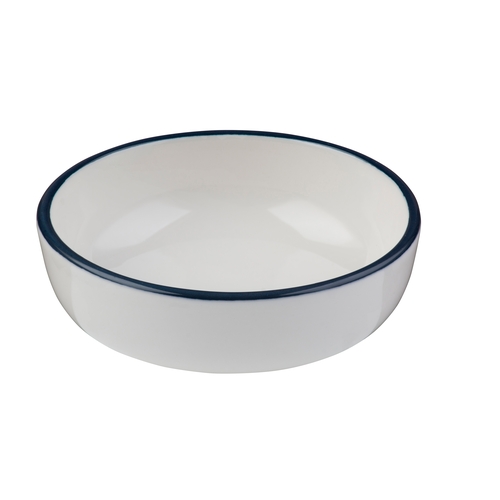 Mikasa Hospitality 5321455 ID Fine Modest Navy Fine China 15.6 oz. Bowl - 1 Doz