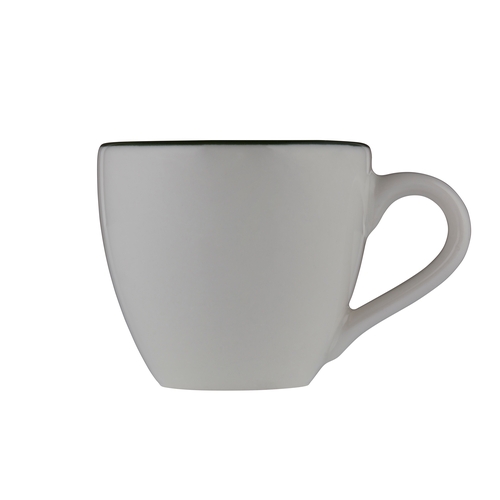 Mikasa Hospitality 5321584 ID Fine Modest Green Fine China 3 oz. Espresso Cup - 1 Doz