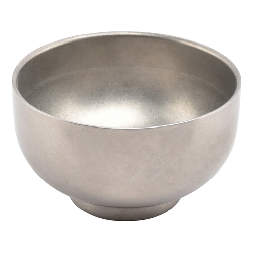 Mikasa Hospitality 5322272 F2D Stainless Steel 14.2 oz. Bowl w/ Silver Finish - 10 Each