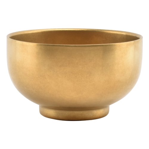 Mikasa Hospitality 5322274 F2D Stainless Steel 14.2 oz. Bowl w/ Gold Finish - 10 Each