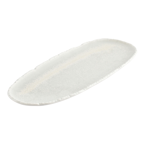 Mikasa Hospitality 5323271 F2D White Porcelain 13.4" x 5.7" Platter - 1 Doz