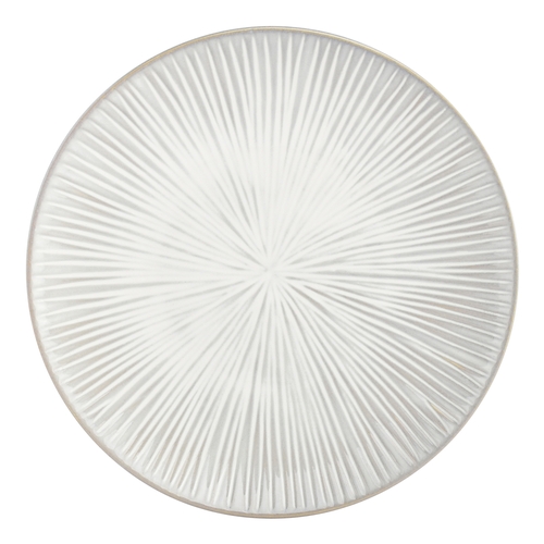 Mikasa Hospitality 5323448 F2D Grey Porcelain 10" Dia. Coupe Plate - 16 Each