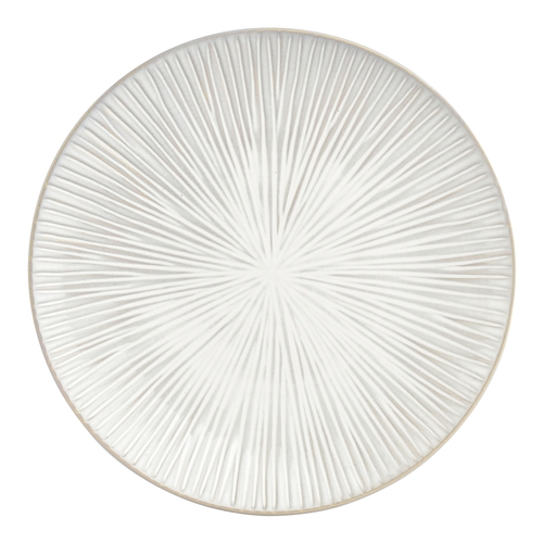 Mikasa Hospitality 5323449 F2D Grey Porcelain 11" Dia. Coupe Plate - 1 Doz