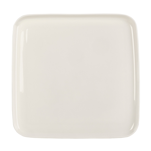 Mikasa Hospitality 5324097 White Bone China 10.4" x 10.4" Square Plate - 16 Each