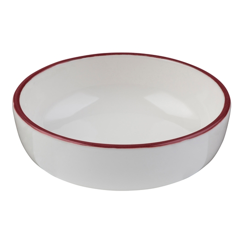 Mikasa Hospitality 5324888 ID Fine Modest Maroon Fine China 15 oz. Bowl - 1 Doz