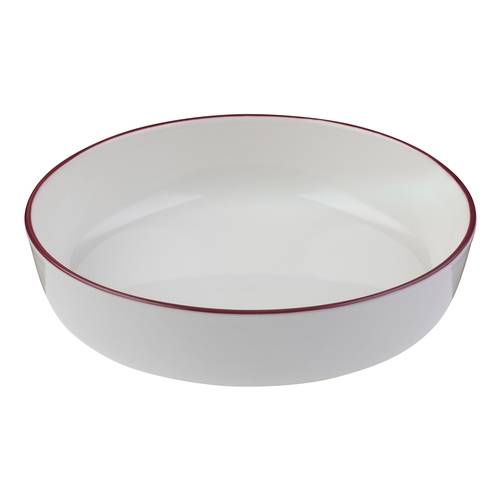 Mikasa Hospitality 5324895 ID Fine Modest Maroon Fine China 40 oz. Bowl - 6 Each