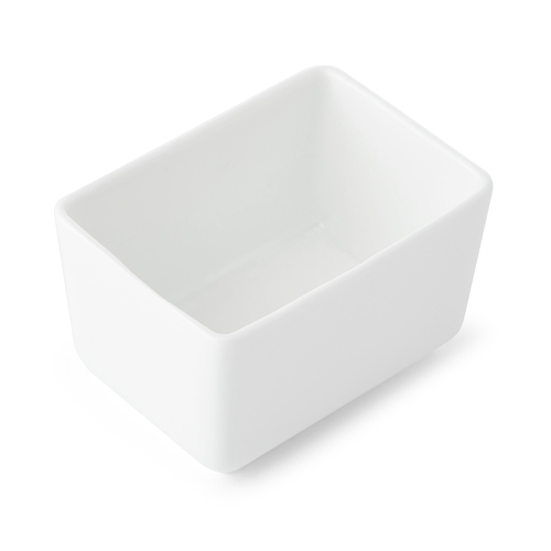 Mikasa Hospitality 5326454 Lola White Bone China 3.4" x 2.5" Sugar Packet Holder