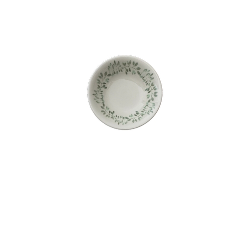 Mikasa Hospitality 5327580 1972 Garden Green Vitrified Stoneware 11.5 oz. Coupe Bowl