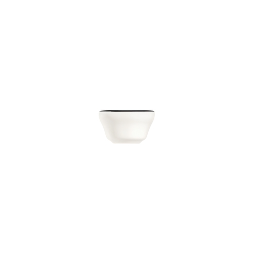 Mikasa Hospitality 5337288 ID Fine Modest Black Fine China 7.1 oz. Bowl - 1 Doz