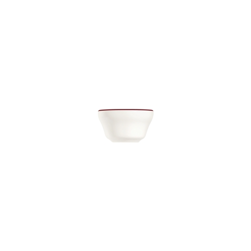 Mikasa Hospitality 5337309 ID Fine Modest Maroon Fine China 7.1 oz. Bowl - 1 Doz