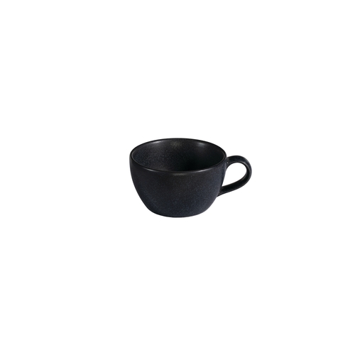 Mikasa Hospitality 5340260 ID Fine Reckless Black Fine China 7.7 oz. Cup - 1 Doz