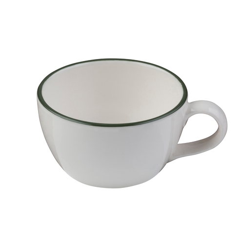 Mikasa Hospitality 5340272 ID Fine Modest Green Fine China 7.8 oz. Cup - 1 Doz
