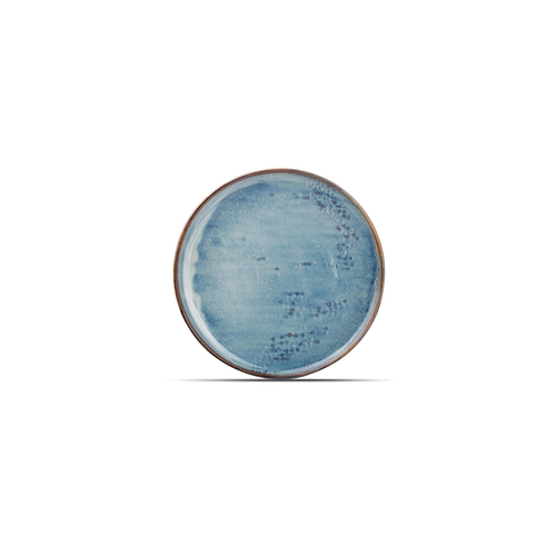 Mikasa Hospitality 5344406 F2D Nova Blue Porcelain 10.25" Dia. Coupe Plate - 1 Doz