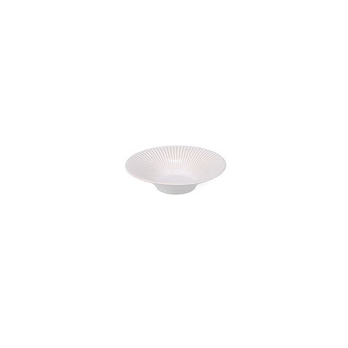 Mikasa Hospitality 5349984 F2D White Brass Porcelain 18 oz. Deep Plate - 16 Each
