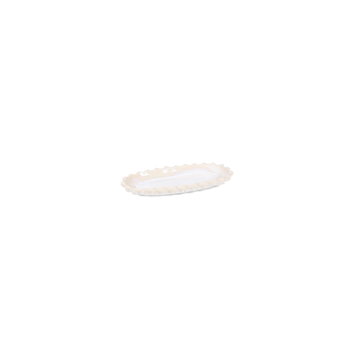 Mikasa Hospitality 5350123 Icon Pearl Porcelain 9.25" x 4.3" Platter - 4 Each