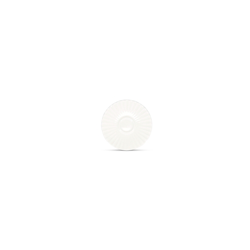 Mikasa Hospitality 5350199 White Bloom Bone China 5.5" Dia. Saucer - 4 Each