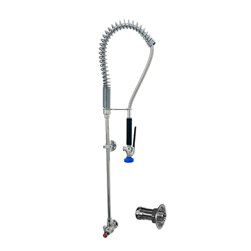 Fisher 53511 Wall-Mount Swivel Pre-Rinse Unit w/ 21" Riser & 36" Hose
