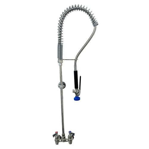 Fisher 53899 Stainless Steel 4" Backsplash Pre-Rinse Unit w/ Check Stems