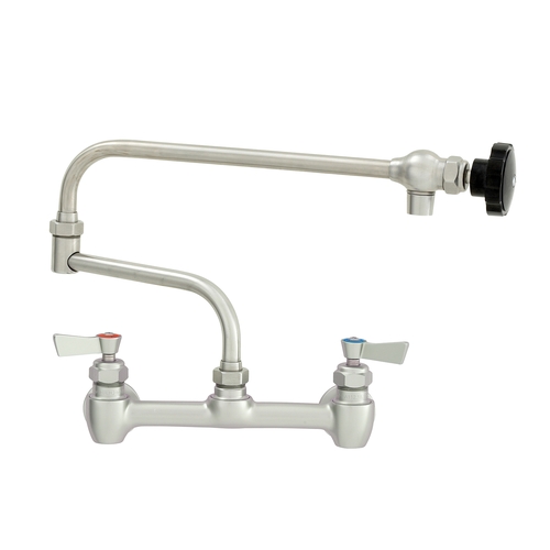 Fisher 54801 8" Wall-Mount Faucet w/ 12" Swing Spout & Lever Handles