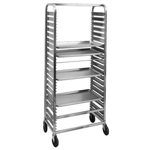 Channel Manufacturing 571AC 28.5" x 18" Heavy-Duty Aluminum Bun Pan Rack w/ 1.5" Spacing