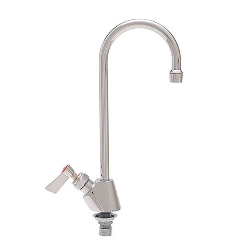 Fisher 58149 Deck-Mount Faucet w/ 12" Gooseneck Spout & Lever Handle
