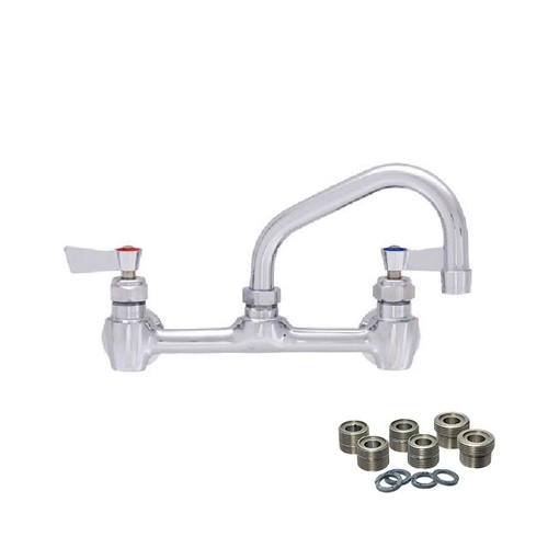 Fisher 60542 8" Backsplash Faucet w/ 16" Swing Spout & EZ-Install