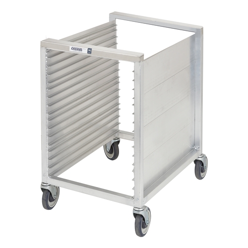 Channel Manufacturing 615 21" x 26" Aluminum Enclosed Bun Pan Rack w/ 1.5" Spacing