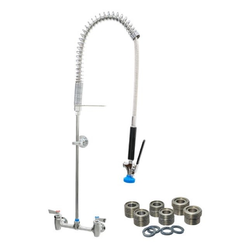 Fisher 64790 8" Backsplash Spring-Action Pre-Rinse Unit w/ EZ-Install
