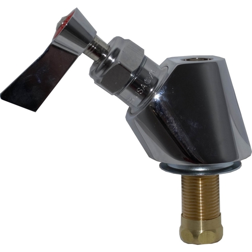 Fisher 66591 Deck-Mount Single Control Valve w/Rigid Outlet & Swivel Stem