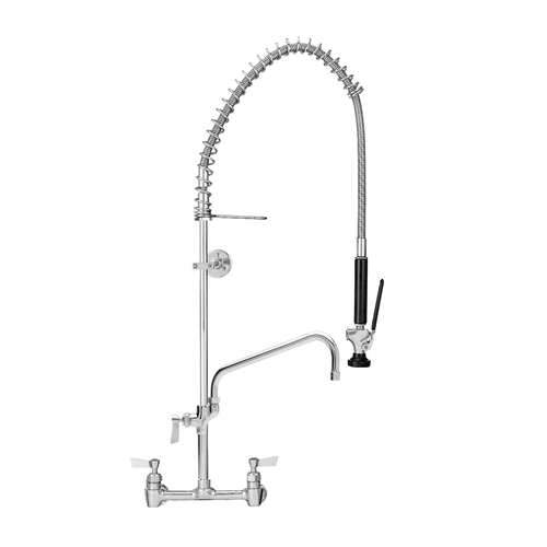 Fisher 68071 Stainless Steel Spring Pre-Rinse Unit w/ 6" Add-On Faucet