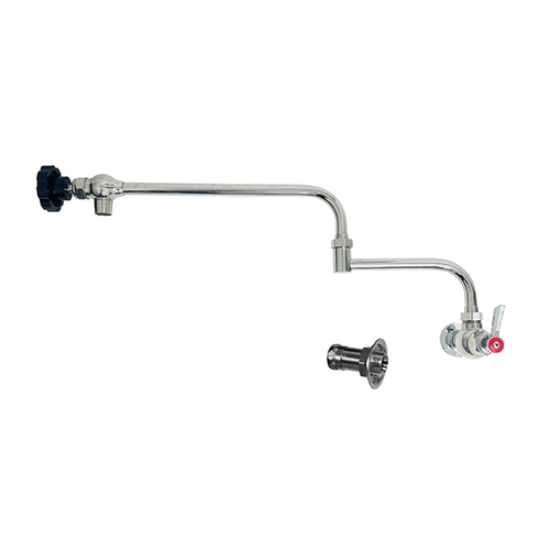 Fisher 69183 Single Wall-Mount Pot Filler Unit w/ 12" Swing Spout